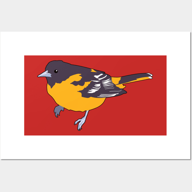 Baltimore Oriole Wall Art by ziafrazier